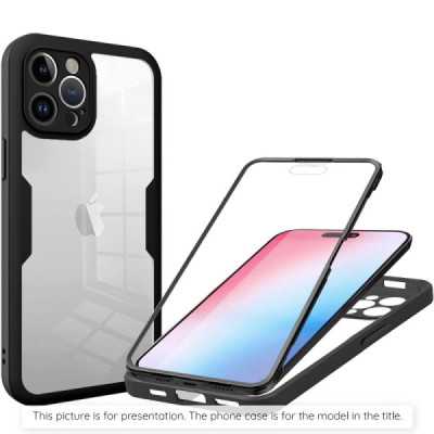 Husa pentru Xiaomi Poco X6 Pro + Folie - Techsuit ColorVerse 360 Series - Black - 1