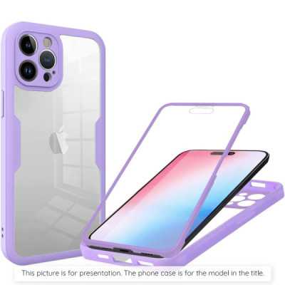 Husa pentru Xiaomi 14 Ultra + Folie - Techsuit ColorVerse 360 Series - Purple - 1