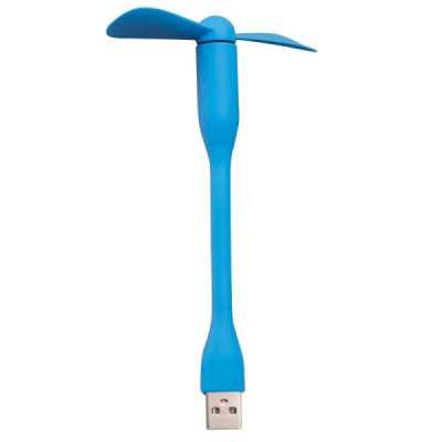 Ventilator USB Portabil, 5V - Techsuit (TUF1) - Blue - 2