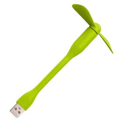 Ventilator USB Portabil, 5V - Techsuit (TUF1) - Green - 1