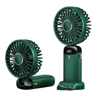 Ventilator Portabil, 1800mAh - Techsuit (N15) - Green - 1