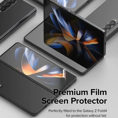 Folie Samsung Galaxy Z Fold4 Ringke Dual Easy Film Full Coverage, transparenta - 5