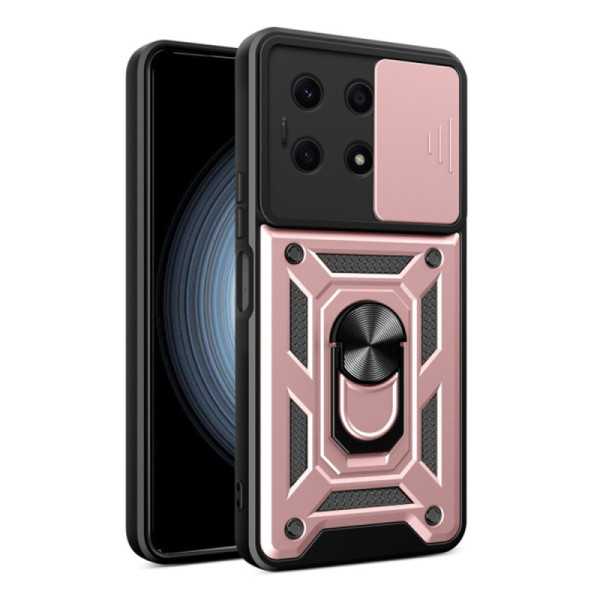 Husa pentru Honor X8a - Techsuit CamShield Series - Rose Gold