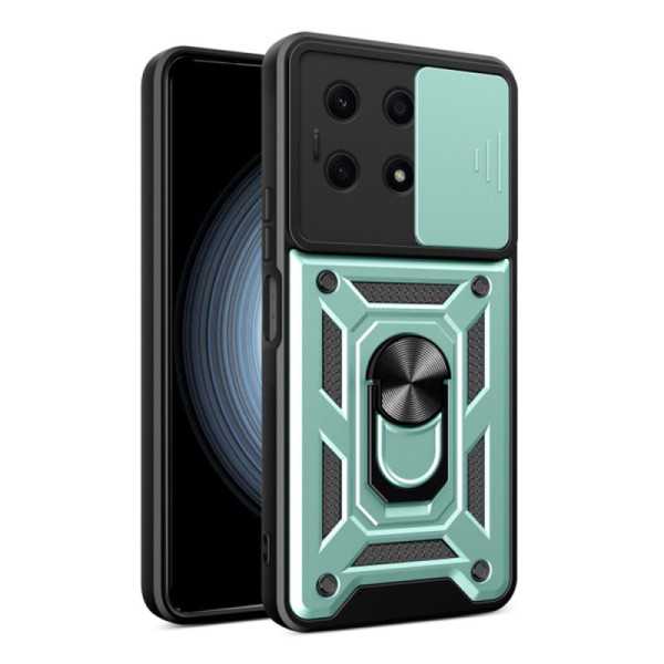 Husa pentru Honor X8a - Techsuit CamShield Series - Green