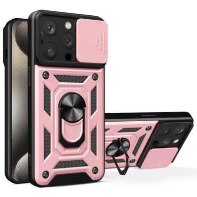 Husa pentru iPhone 15 Pro Max - Techsuit CamShield Series - Rose Gold - 1