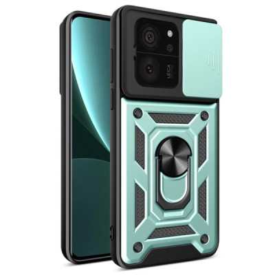 Husa pentru Xiaomi 13T / 13T Pro - Techsuit CamShield Series - Green - 1