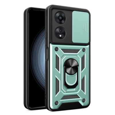 Husa pentru Oppo A58 4G - Techsuit CamShield Series - Green - 1