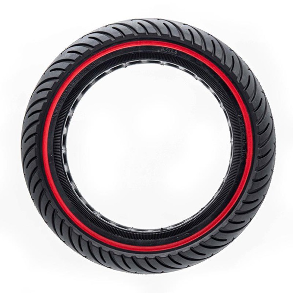 Cauciuc plin antiexplozie pentru trotineta electrica Xiaomi (8 1/2X2) cu linie rosie