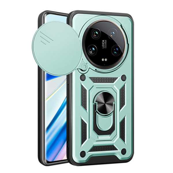 Husa pentru Xiaomi 14 Ultra - Techsuit CamShield Series - Green