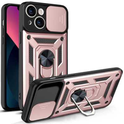 Husa pentru iPhone 13 - Techsuit CamShield Series - Rose Gold - 1