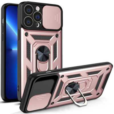 Husa pentru iPhone 13 Pro - Techsuit CamShield Series - Rose Gold - 1