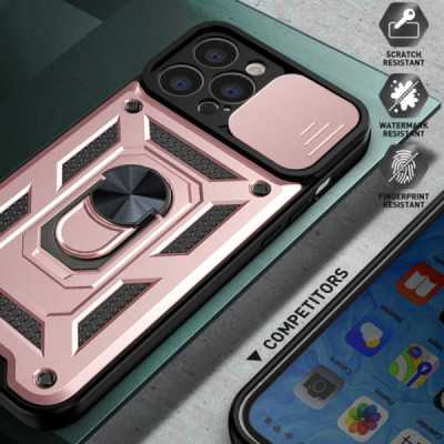 Husa pentru iPhone 13 Pro - Techsuit CamShield Series - Rose Gold - 3