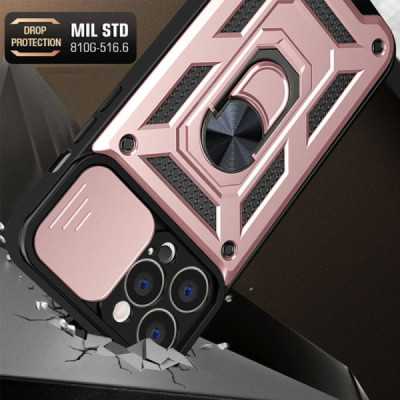 Husa pentru iPhone 13 Pro - Techsuit CamShield Series - Rose Gold - 6