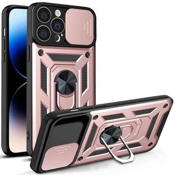 Husa pentru iPhone 14 Pro Max - Techsuit CamShield Series - Rose Gold