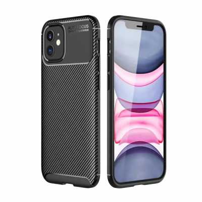 Husa pentru iPhone 11 - Techsuit CarbonFiber - Black - 1