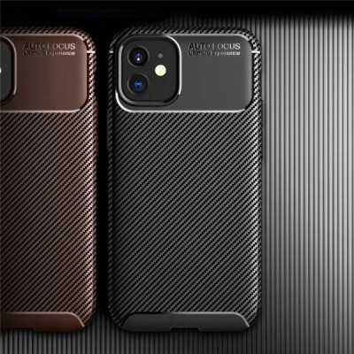 Husa pentru iPhone 11 - Techsuit CarbonFiber - Black - 2