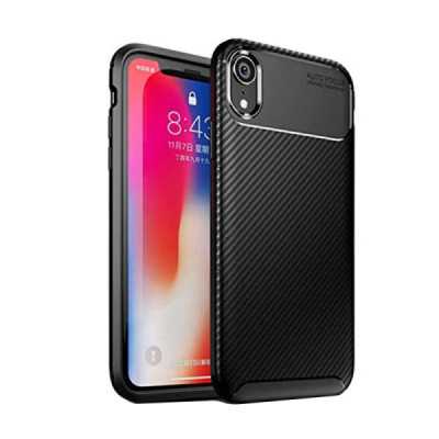 Husa pentru iPhone XR - Techsuit CarbonFiber - Black - 1