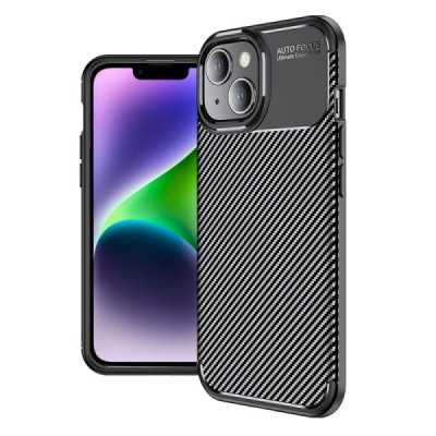 Husa pentru iPhone 13 - Techsuit CarbonFiber - Black - 1