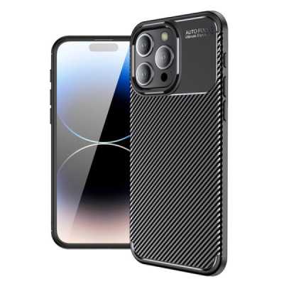 Husa pentru iPhone 14 Pro - Techsuit CarbonFiber - Black - 1