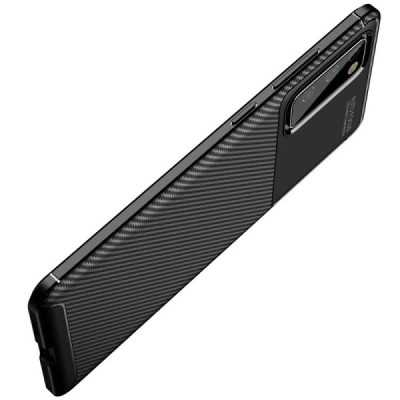 Husa pentru Samsung Galaxy S20 FE / S20 FE 5G - Techsuit CarbonFiber - Black - 5