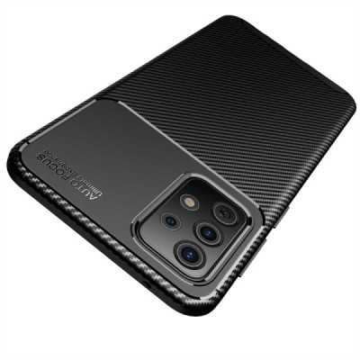 Husa pentru Samsung Galaxy A52 4G / A52 5G / A52s 5G - Techsuit CarbonFiber - Black - 3