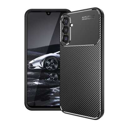 Husa pentru Samsung Galaxy A14 4G / A14 5G - Techsuit CarbonFiber - Black - 1