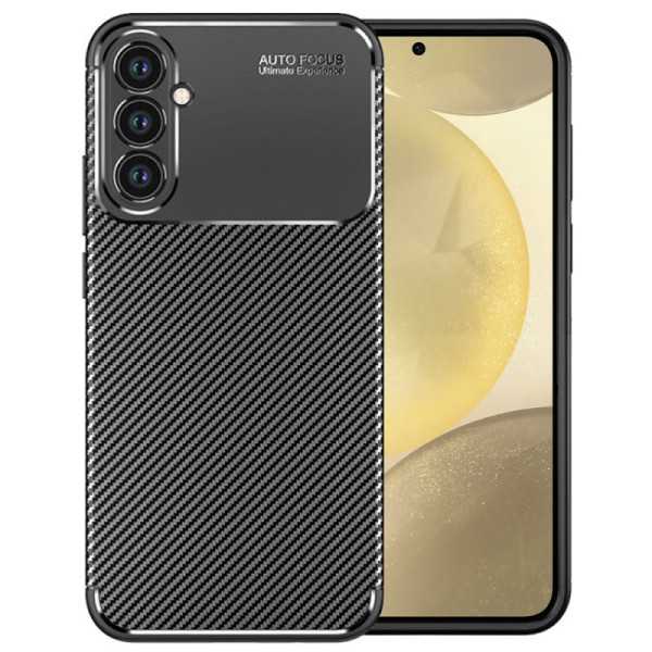 Husa pentru Samsung Galaxy S24 Plus - Techsuit CarbonFiber - Black