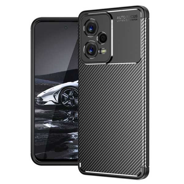 Husa pentru Xiaomi Redmi Note 12 5G / Poco X5 - Techsuit CarbonFiber - Black