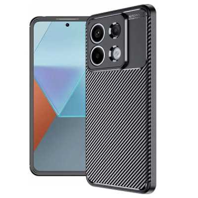 Husa pentru Xiaomi Redmi Note 13 Pro 5G / Poco X6 - Techsuit CarbonFiber - Black - 1