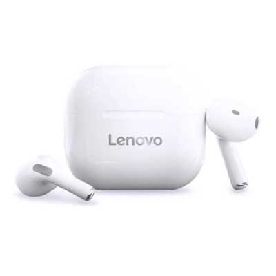 Casti Fara Fir, Wireless, Half-In-Ear - Lenovo LivePods (LP40) - White - 1