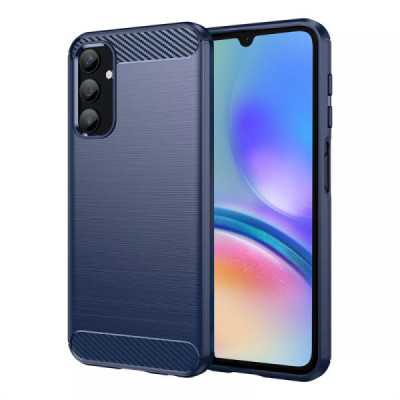 Husa pentru Samsung Galaxy A05s - Techsuit Carbon Silicone - Blue - 1