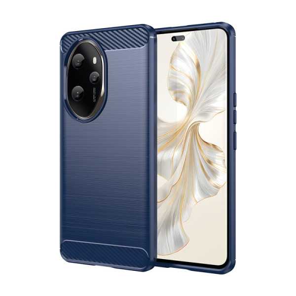 Husa pentru Honor 100 Pro - Techsuit Carbon Silicone - Blue