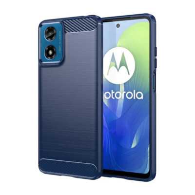 Husa pentru Motorola Moto G04 / G04s / Moto G24 / G24 Power - Techsuit Carbon Silicone - Blue - 1