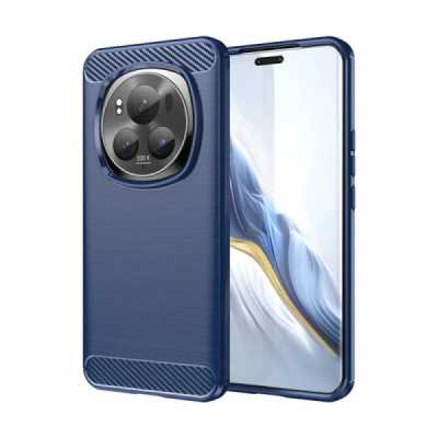 Husa pentru Honor Magic6 Pro - Techsuit Carbon Silicone - Blue - 1