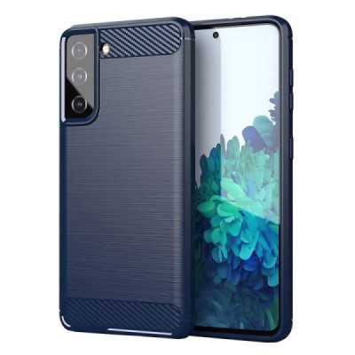 Husa pentru Samsung Galaxy S20 FE / S20 FE 5G - Techsuit Carbon Silicone - Blue - 1