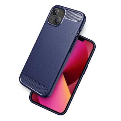 Husa pentru iPhone 13 - Techsuit Carbon Silicone - Blue - 1