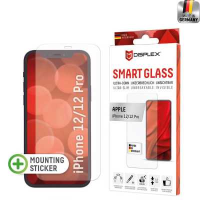 Folie pentru iPhone 12 / 12 Pro - Displex Smart Glass - Clear - 1