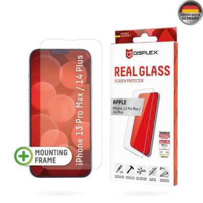 Folie pentru iPhone 13 Pro Max / 14 Plus - Displex Real Glass 2D - Clear - 1