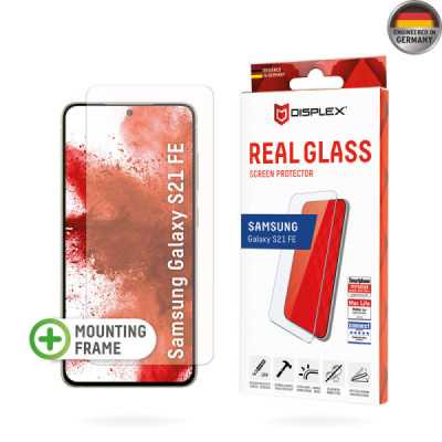 Folie pentru Samsung Galaxy S21 FE 5G - Displex Real Glass 2D - Clear - 1