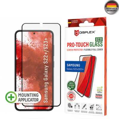 Folie pentru Samsung Galaxy S22 Plus 5G / S23 Plus - Displex Pro Touch Glass Eco - Black - 1