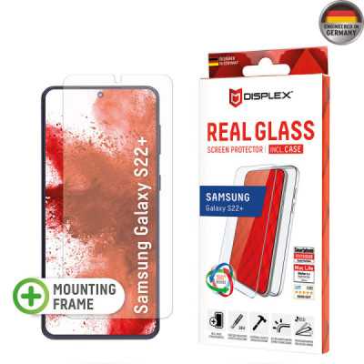 Folie pentru Samsung Galaxy S22 Plus 5G - Displex Real Glass + Case - Clear - 1