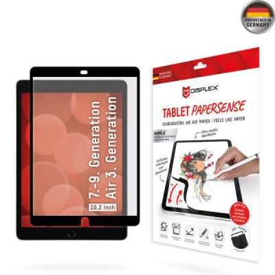 Folie pentru iPad 10.2 (2019/2020/2021) / iPad Air 10.5 2019 - Displex Tablet PaperSense - Black - 1