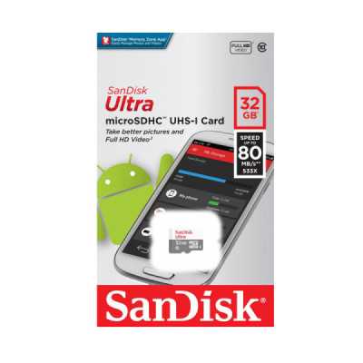 Card de Memorie, 32GB - SanDisk Ultra (SDSQUNR-032G-GN3MN) - White / Gray - 3