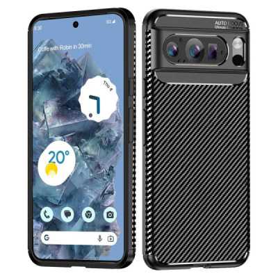 Husa pentru Google Pixel 9 Pro - Techsuit CarbonFiber - Black - 2