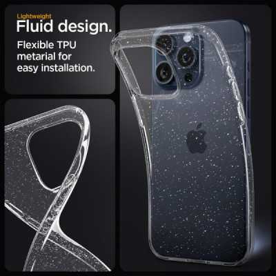 Husa pentru iPhone 16 - Techsuit SparkleSkin Series - Clear - 2