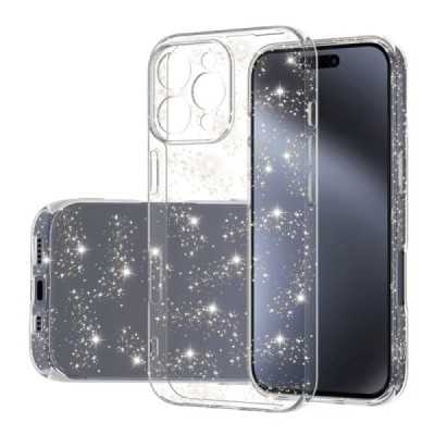 Husa pentru iPhone 16 Pro - Techsuit SparkleSkin Series - Clear - 1