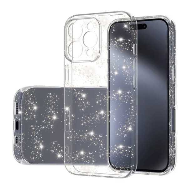 Husa pentru iPhone 16 Pro Max - Techsuit SparkleSkin Series - Clear