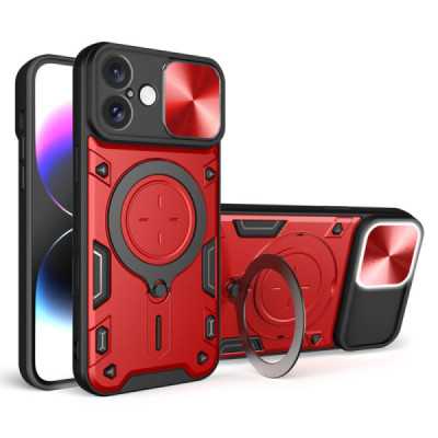 Husa pentru iPhone 16 - Techsuit CamGuard Pro - Red - 1