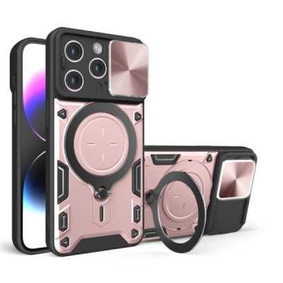 Husa pentru iPhone 16 Pro - Techsuit CamGuard Pro - Rose Gold - 1