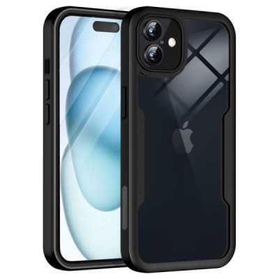 Husa pentru iPhone 16 + Folie - Techsuit ColorVerse 360 Series - Black - 1